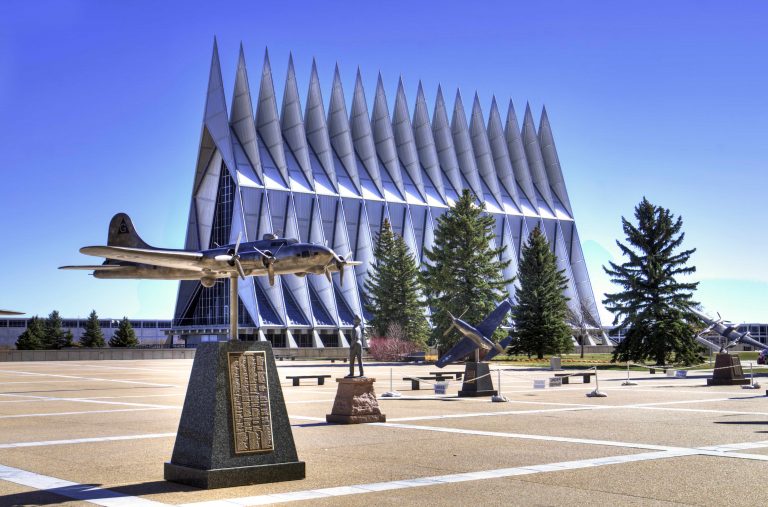 the chapel at the Air Force academy in Colorado Springs