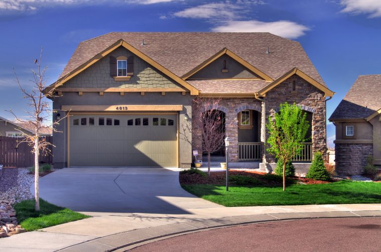 craftsman style home in cordera neighborhood in briargate community in Colorado Springs